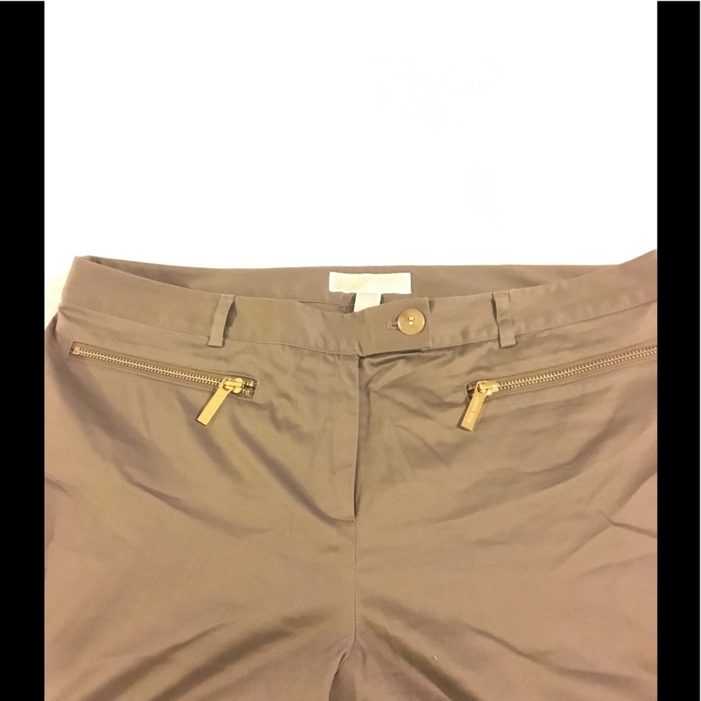 Michael Kors Women's Pants Size: 12 Color: Brown - Picture 3 of 4